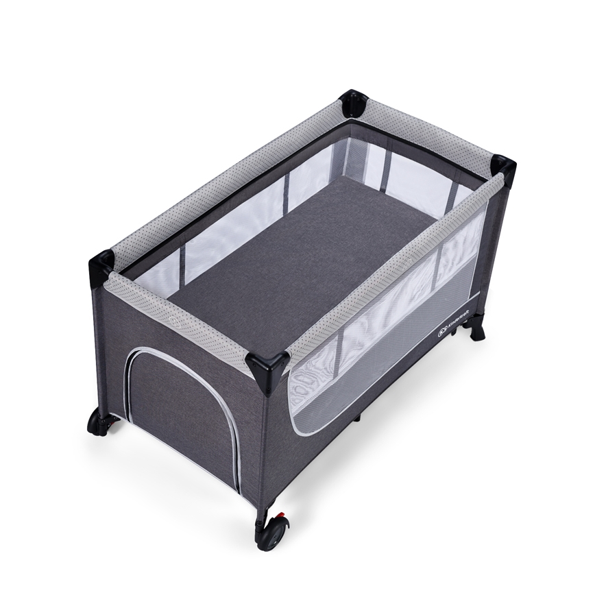 KINDERKRAFT SELECT - Culla da viaggio LEODY grigio