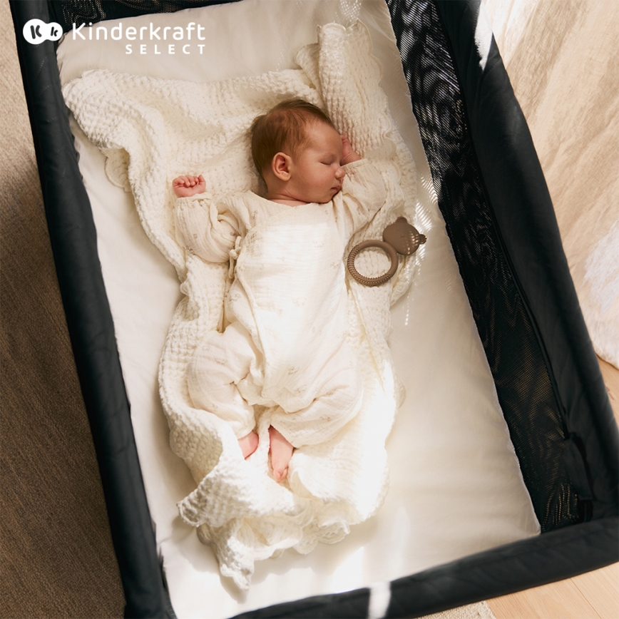 KINDERKRAFT SELECT - Culla da viaggio MOON DREAM nero