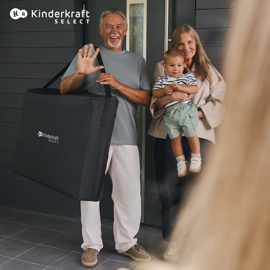 KINDERKRAFT SELECT - Culla da viaggio MOON DREAM nero
