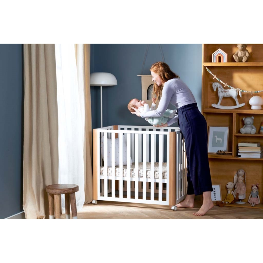 KINDERKRAFT SELECT - Lettino 4 in 1 KOYA Premium faggio/pino