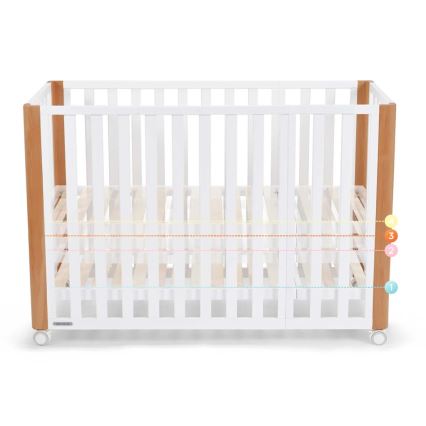 KINDERKRAFT SELECT - Lettino 4 in 1 KOYA Premium faggio/pino