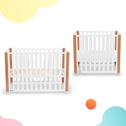 KINDERKRAFT SELECT - Lettino 4 in 1 KOYA Premium faggio/pino