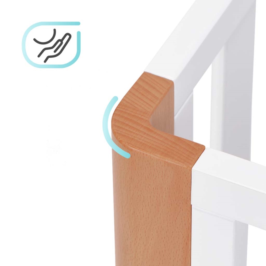 KINDERKRAFT SELECT - Lettino 4 in 1 KOYA Premium faggio/pino