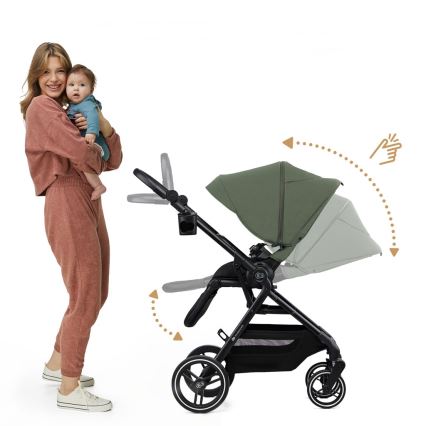 KINDERKRAFT SELECT - Passeggino 2in1 YOXI Mystic verde