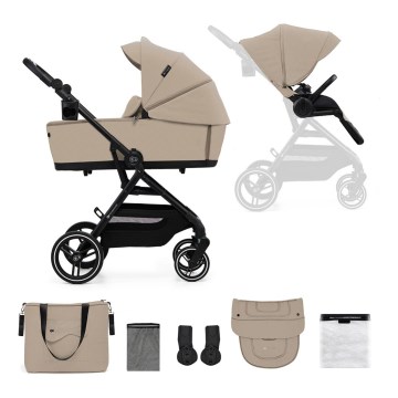 KINDERKRAFT SELECT - Passeggino combinato 2 in 1 YOXI Beige sabbia