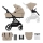 KINDERKRAFT SELECT - Passeggino combinato 2 in 1 YOXI Beige sabbia