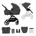 KINDERKRAFT SELECT - Passeggino combinato 2in1 YOXI Moonlight grigio