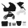 KINDERKRAFT SELECT - Passeggino combinato 2in1 YOXI Pure nero