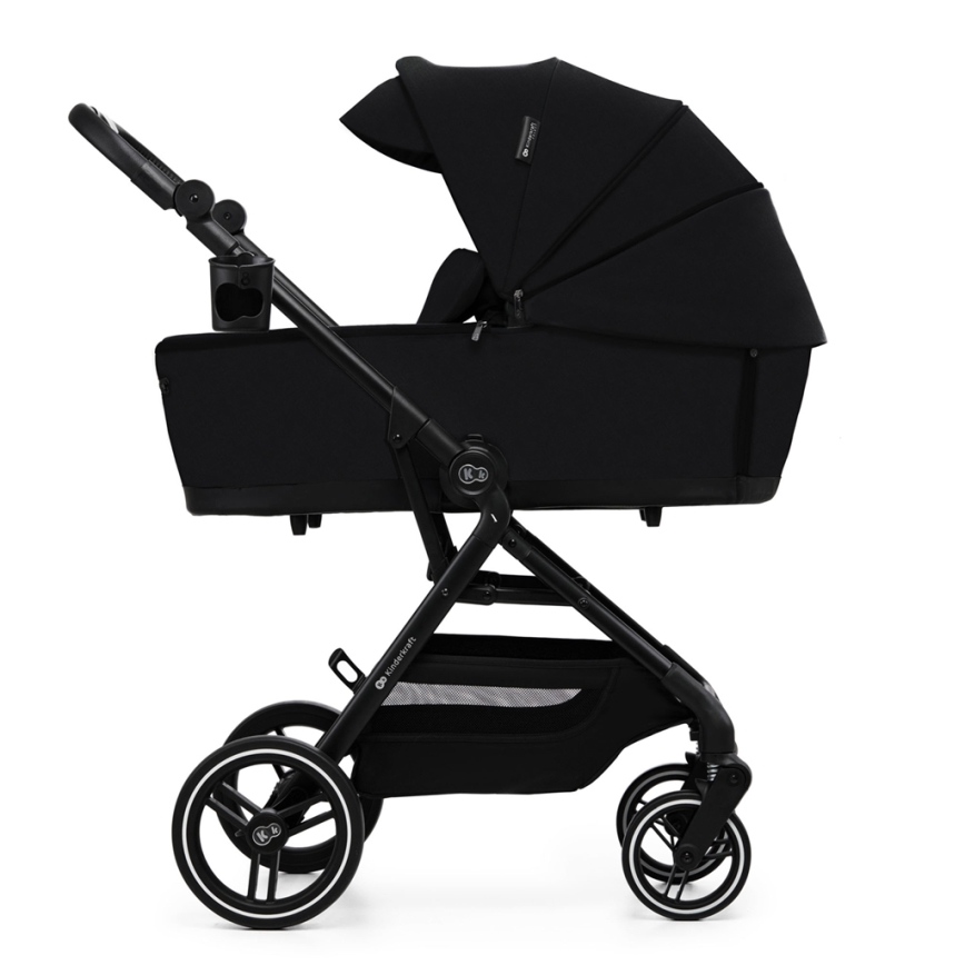 KINDERKRAFT SELECT - Passeggino combinato 2in1 YOXI Pure nero