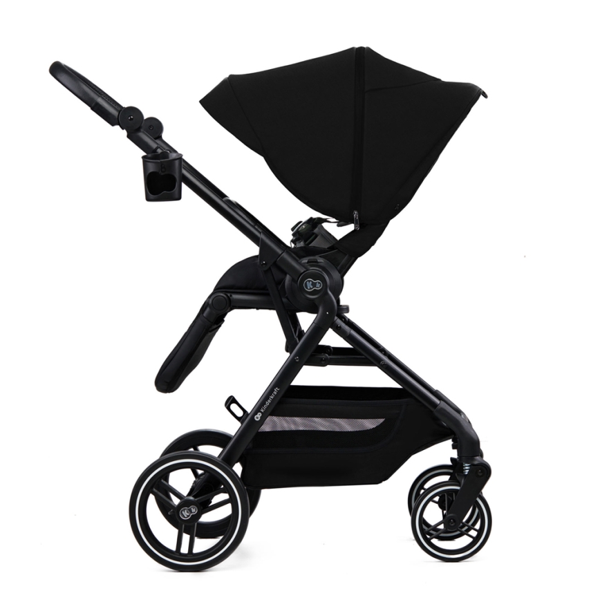 KINDERKRAFT SELECT - Passeggino combinato 2in1 YOXI Pure nero