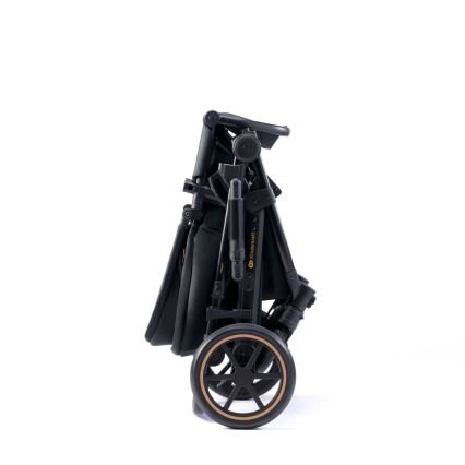KINDERKRAFT SELECT - Passeggino combinato 3in1 PRIME 2 Premium Venezian nero + seggiolino auto