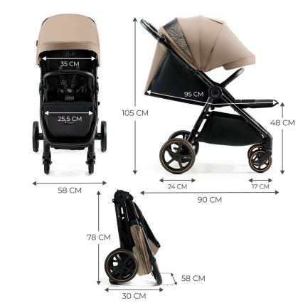 KINDERKRAFT SELECT - Passeggino MITZY Linen beige