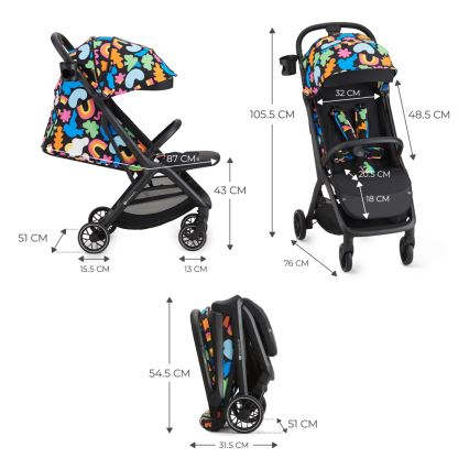KINDERKRAFT SELECT - Passeggino NUBI 2 Happy shapes