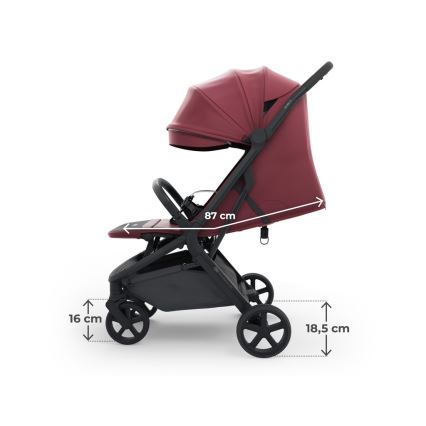 KINDERKRAFT SELECT - Passeggino sportivo NUBI 3 Dark Ruby
