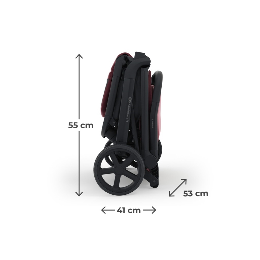 KINDERKRAFT SELECT - Passeggino sportivo NUBI 3 Dark Ruby