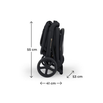 KINDERKRAFT SELECT - Passeggino sportivo NUBI 3 Nero Notte