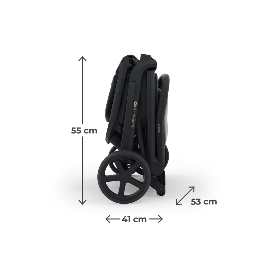 KINDERKRAFT SELECT - Passeggino sportivo NUBI 3 Nero Notte