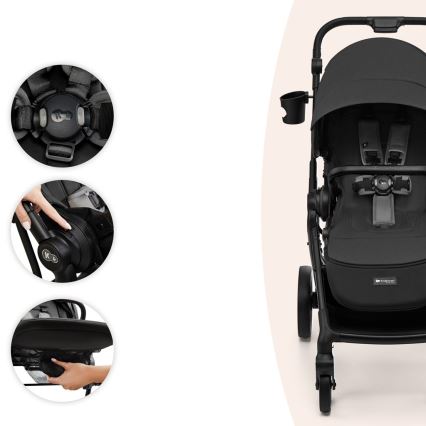 KINDERKRAFT SELECT - Passeggino sportivo YOXI Grigio Moonlight