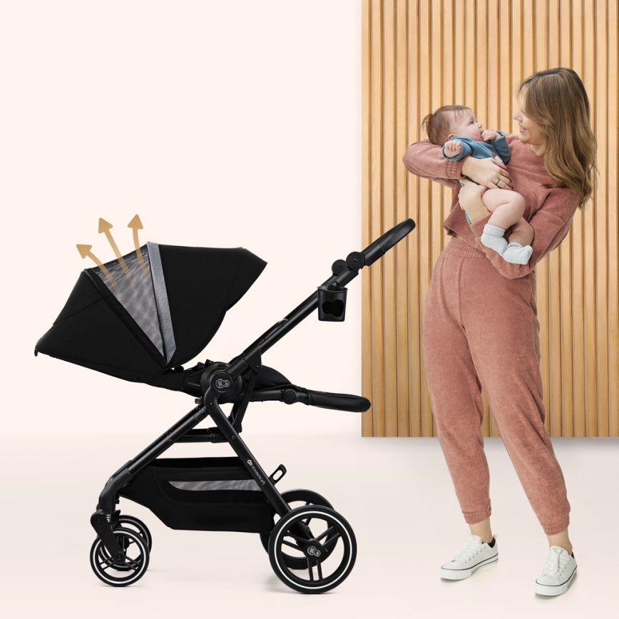 KINDERKRAFT SELECT - Passeggino YOXI Pure nero