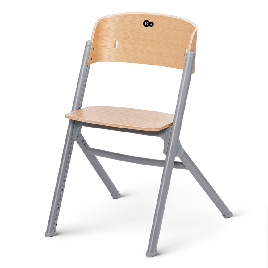 KINDERKRAFT SELECT - Sedia da pranzo per bambini 3in1 LIVY Premium quercia + lettino CALMEE