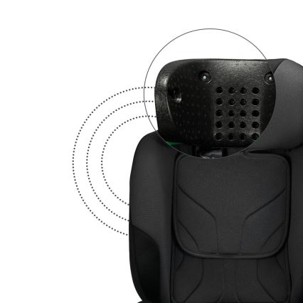 KINDERKRAFT SELECT - Seggiolino auto I-FIX (40-150 cm) Nero grafite