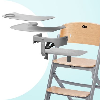 KINDERKRAFT SELECT - Seggiolone da pranzo 3 in 1 LIVY Premium rovere