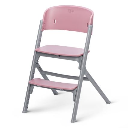 KINDERKRAFT SELECT - Seggiolone da pranzo 3 in 1 per bambini LIVY Premium Aster rosa