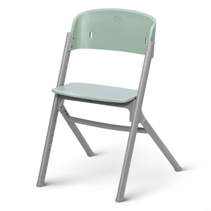 KINDERKRAFT SELECT - Seggiolone da pappa per bambini 3 in 1 LIVY Premium Olive green + sdraietta CALMEE