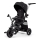 KINDERKRAFT SELECT - Triciclo per bambini 5in1 EASYTWIST Premium nero
