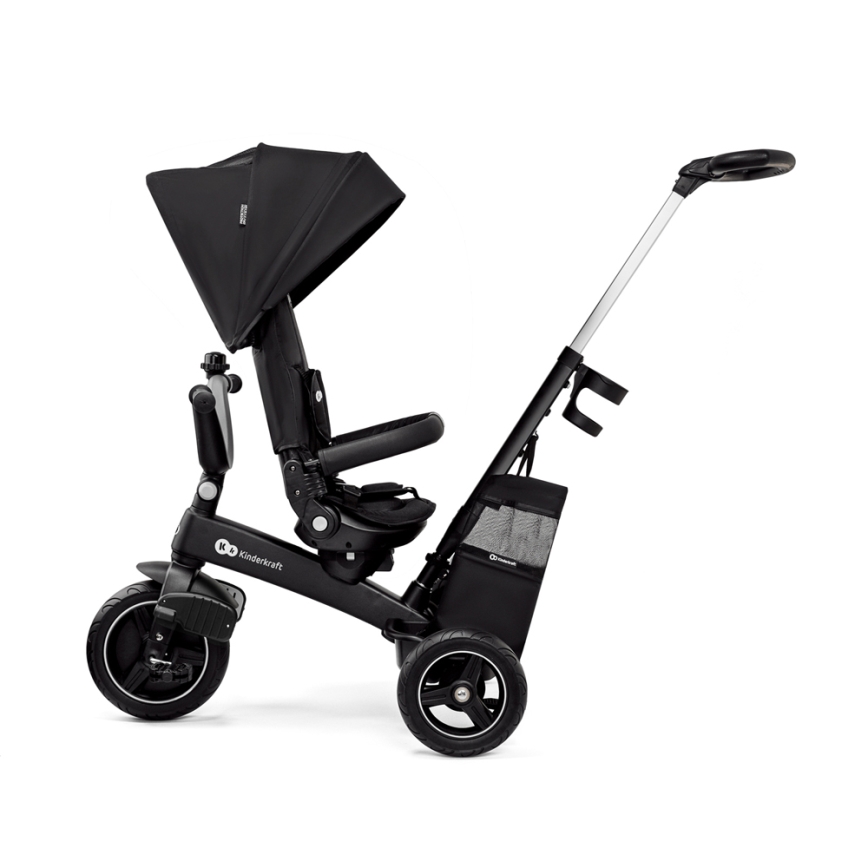 KINDERKRAFT SELECT - Triciclo per bambini 5in1 EASYTWIST Premium nero