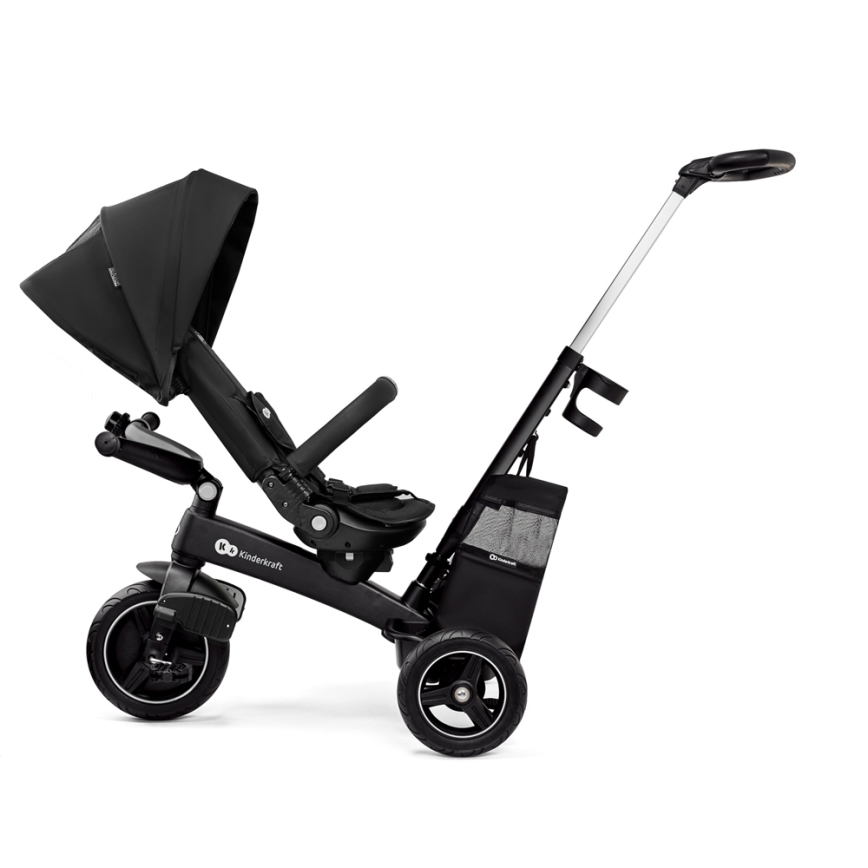 KINDERKRAFT SELECT - Triciclo per bambini 5in1 EASYTWIST Premium nero