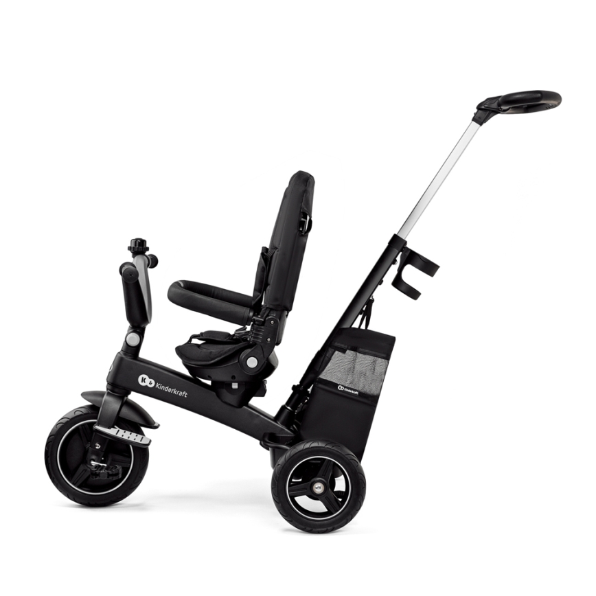 KINDERKRAFT SELECT - Triciclo per bambini 5in1 EASYTWIST Premium nero