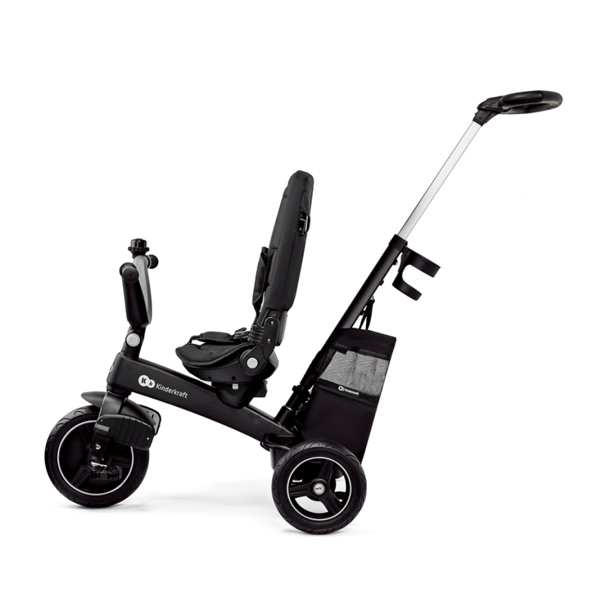 KINDERKRAFT SELECT - Triciclo per bambini 5in1 EASYTWIST Premium nero