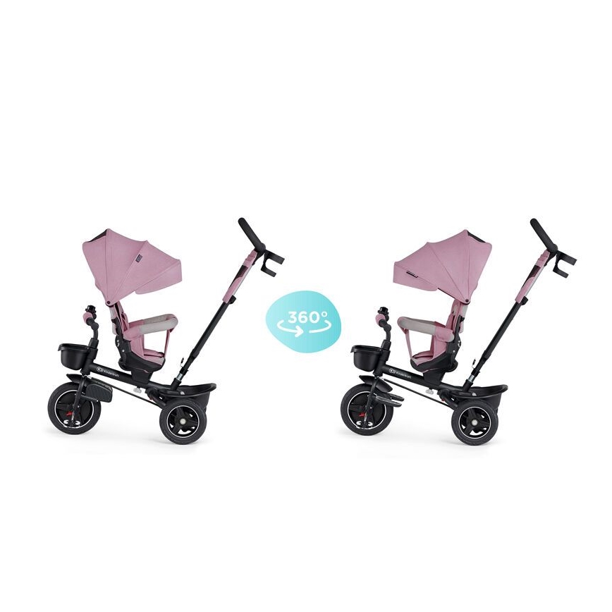 KINDERKRAFT - Triciclo per bambini 5in1 SPINSTEP rosa