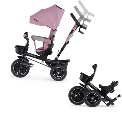 KINDERKRAFT - Triciclo per bambini 5in1 SPINSTEP rosa