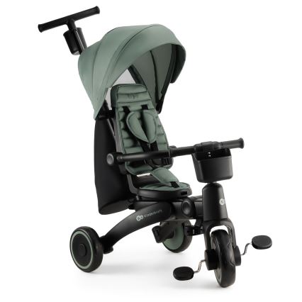 KINDERKRAFT - Triciclo per bambini 4 in 1 JAZZ 2 verde