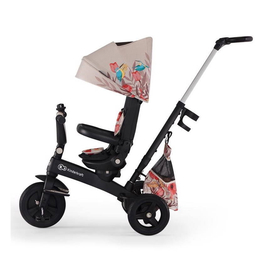 KINDERKRAFT Triciclo per bambini 5in1 EASYTWIST beige/nero Luciamo