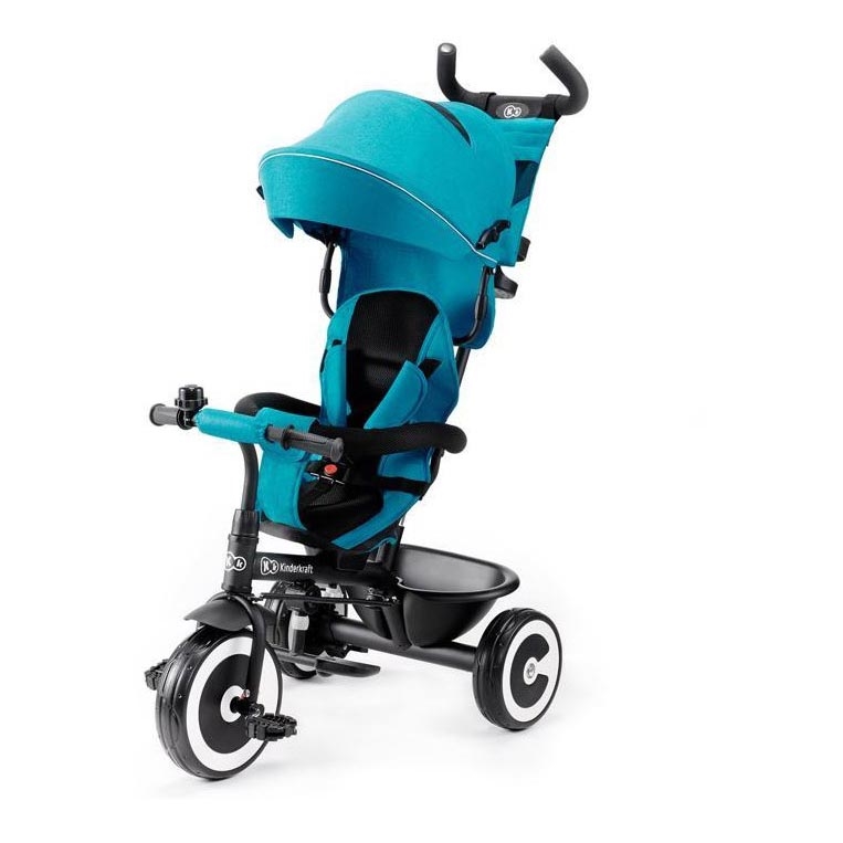 KINDERKRAFT - Triciclo per bambini ASTON turchese