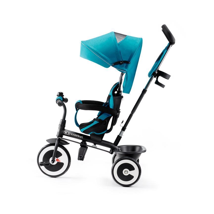 KINDERKRAFT - Triciclo per bambini ASTON turchese