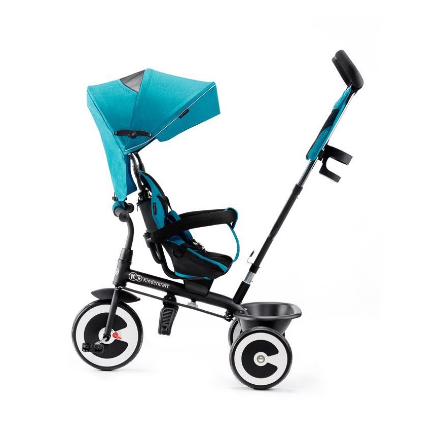 KINDERKRAFT - Triciclo per bambini ASTON turchese