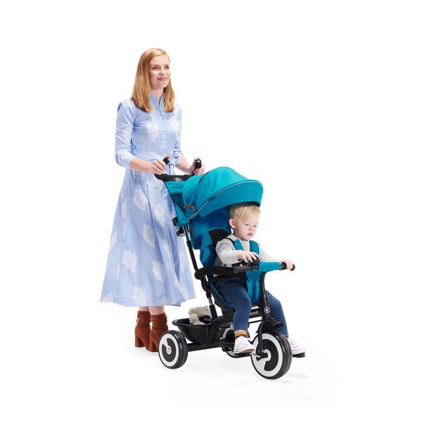 KINDERKRAFT - Triciclo per bambini ASTON turchese