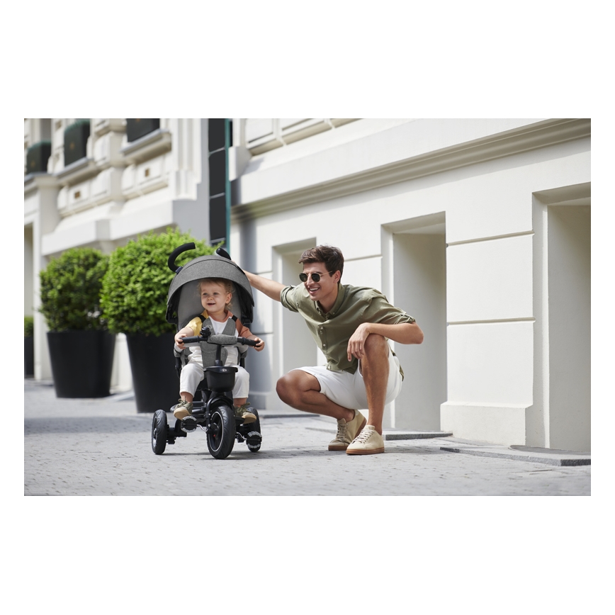 KINDERKRAFT - Triciclo per bambini AVEO grigio