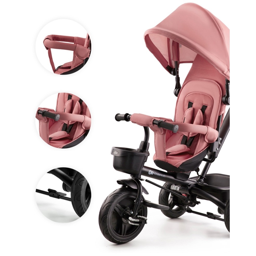 KINDERKRAFT - Triciclo per bambini AVEO rosa
