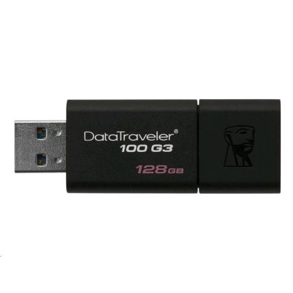 Kingston - Flash Drive DATATRAVELER 100 G3 USB 3.0 128GB nera