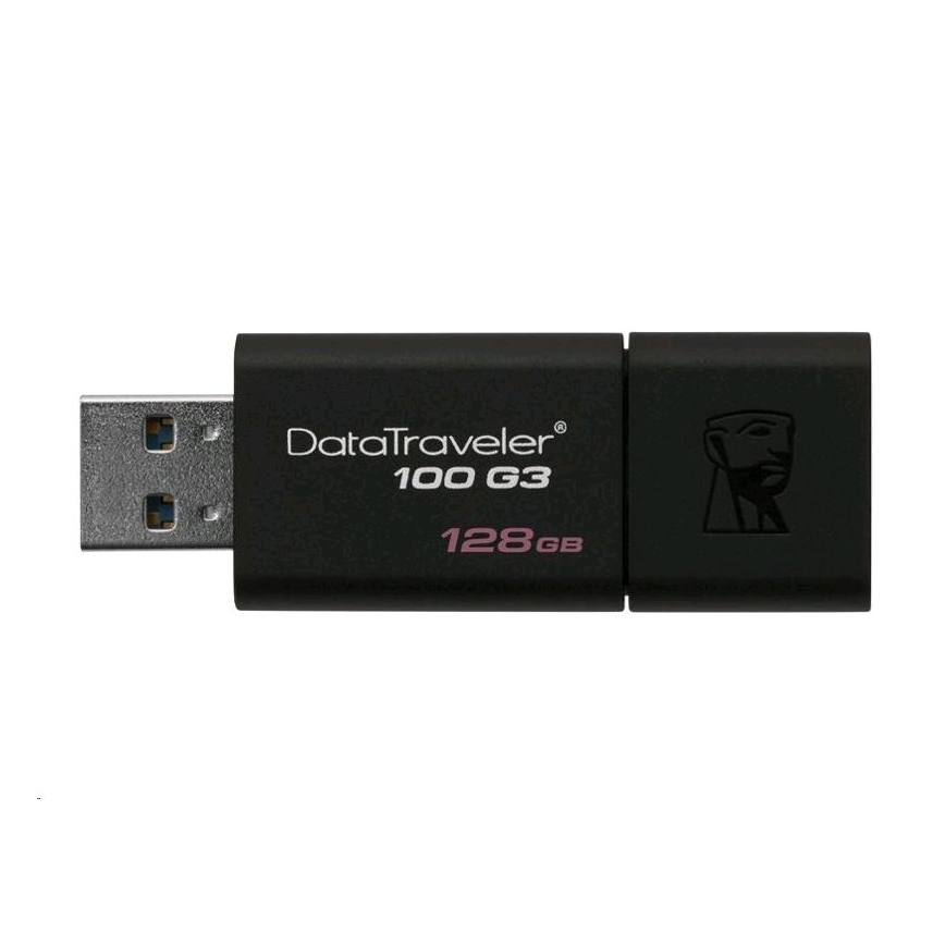 Kingston - Flash Drive DATATRAVELER 100 G3 USB 3.0 128GB nera