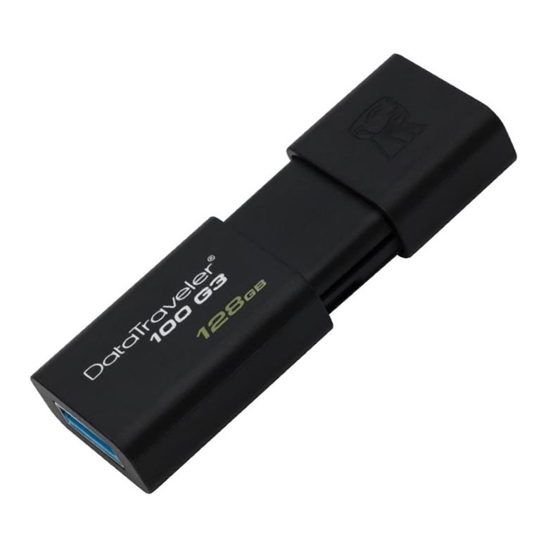 Kingston - Flash Drive DATATRAVELER 100 G3 USB 3.0 128GB nera