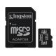 Kingston - MicroSDHC 16GB Canvas Select Plus U1 80MB/s + adattatore SD
