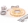 Kit 1x striscia LED MYLIVING LIGHTSTRIP 22W/230V 5 m + 5x profilo da incasso 1 m argento/bianco