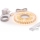 Kit 1x striscia LED MYLIVING LIGHTSTRIP LED/22W/230V 5 m + 5x profilo da incasso da 1 m argento/bianco