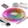 Kit 1x striscia LED RGBW dimmerabile DIGITAL LED/9,6W/230V 3 m + 3x profili da incasso 1 m nero/bianco + telecomando